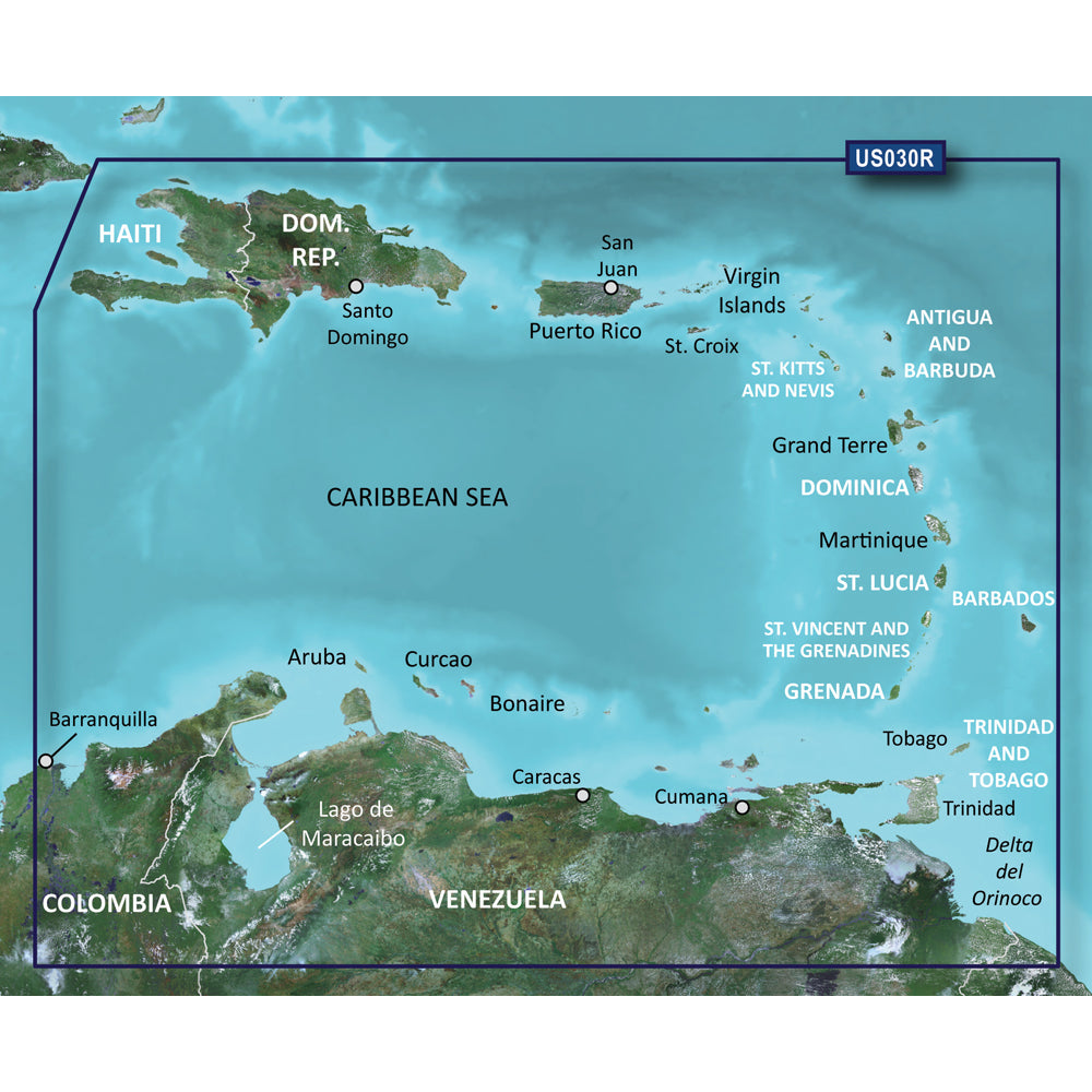 Cartography - Garmin BlueChart Vision