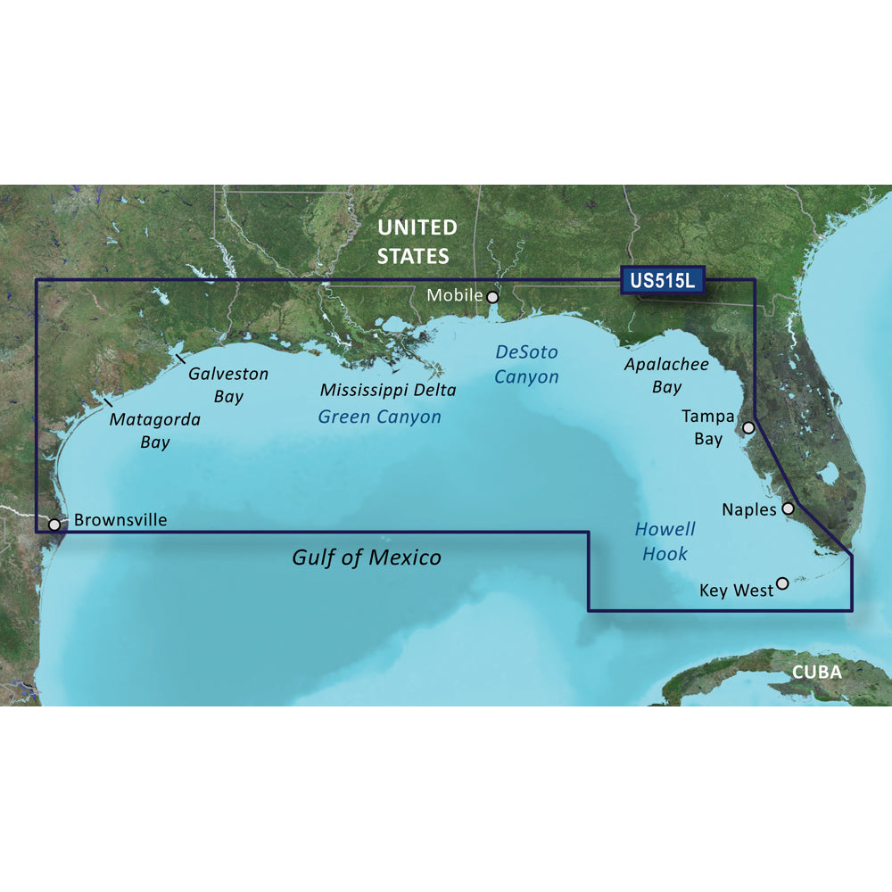 Cartography - Garmin BlueChart Vision
