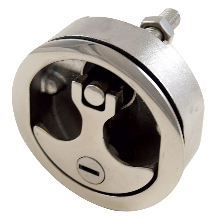 Whitecap Compression Handle - 316 Stainless Steel - Locking - 3" Outer Diameter [S-0236C]