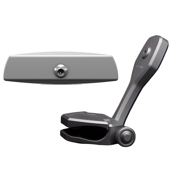 PTM Watersports Mirror/Bracket Kit w/VR-140 Elite Mirror  ZXR-320 (Titanium Grey) [P12848-1320TEBGR]