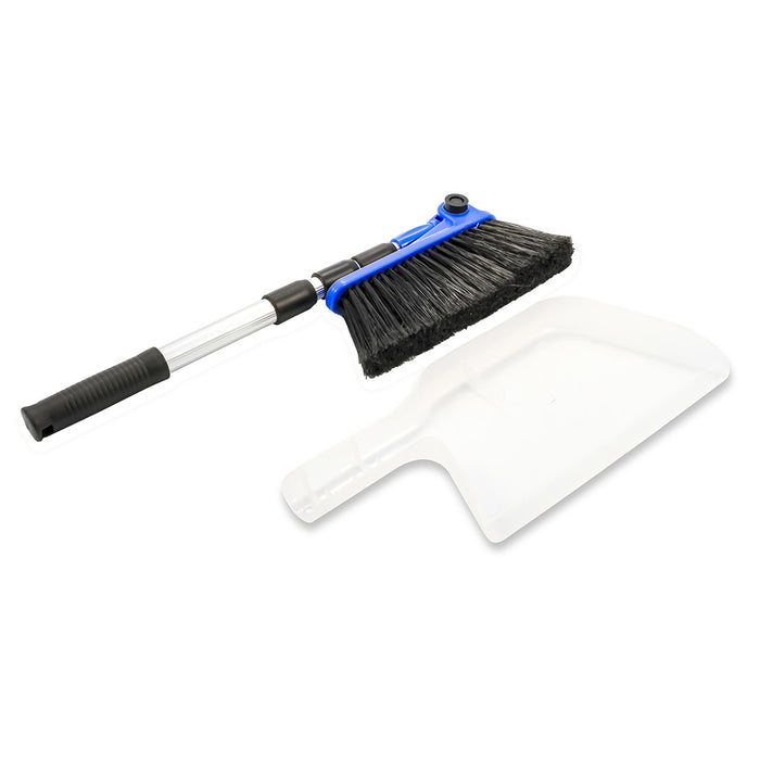 Camco RV Broom  Dustpan - Bilingual [43623]